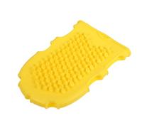 SOIMISS Silicone Body Scrubber Double Sided Exfoliating Brush for Shower Bath Ergonomic Slip Design Comfortable Grip for All Skin Types
