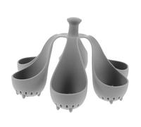 SOIMISS Silicone Egg Boiler Heat Resistant with 6 Holes Hard Boiled Egg Holder and Steamer Basket for Kitchen Use for Boiling at Home