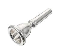 SOIMISS Silver Plated Euphonium Mouthpiece Crafted from Sturdy Copper, Resistant to Damage and Deformation, for Outdoor Dinners and Family Gatherings, Premium Musical Instrument Accessory