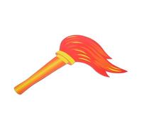 SOIMISS Simulation Artificial Torch for Cosplay and Party Favors Double-Sided Felt Torch 25X33Cm for Stage Performances and Birthday Events