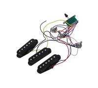 SOIMISS Single Coil Plastic Bobbin Neck Pickup with Potentiometer Complete Wiring for Electric Guitars for Musicians and Performers