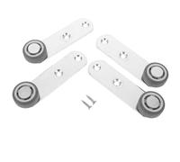 SOIMISS Sliding Door Guide Rollers 4Pcs Side Mount Rubber Wheels for Cabinet and Wardrobe Directional Design for Accurate Movement and Residential Furniture