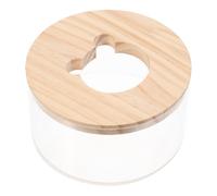 SOIMISS Small Animal Sand Bath Box Acrylic Hamster Shower Container for Guinea Pigs Small Pet Digging Bathing Accessory Lightweight Easy to Clean Practical Bathing Environment