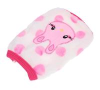 SOIMISS Small Dog Winter Vest in Pink Coral Fleece with Rabbit Shape, Keeps Pets Warmer and Prevents Cold, for Photos and Sleeping Time, Soft Cartoon Style Pet Costume for Dogs and Cats