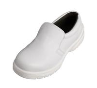 SOIMISS Smashing Safety Shoes White Breathable Workshop Footwear with Puncture Sole Lightweight Non Slip Protective Work Trainers for Men and Women