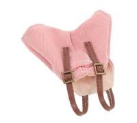 SOIMISS Soft Pink Doll Overalls Comfortable Miniature Pants Outfit for Pretend Play and DIY Projects Easy Design Fits Various Mini and Dolls Summer Wardrobe