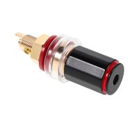 SOIMISS Speaker Binding Post: Banana Plug Connectors For Speaker Loudspeaker - No-solder Terminal Banana Plugs For Home Audio Systems Professional Recording Studios