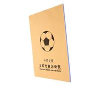 SOIMISS Sports Scorebook Stylish Score Chart Holder Compact Football Score Recording Notebook Practical Sturdy Material for Game Tracking and Referee Use