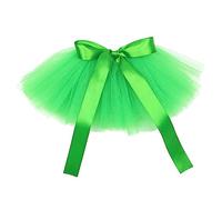 SOIMISS St Patrick's Day Dog Tutu Skirt Green Gauze Pet Party Dress Comfortable Durable Festival Outfit for Dogs Easy to Wear and Fast Dry