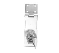 SOIMISS Stainless Steel Door Lock Hasp with Easy Installation and Safe Touch Features for Security Applications on Doors and Gates, Adding More Security and Privacy to Every Corner