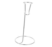 SOIMISS Stainless Steel Egg Rest and Milk Frother Stand with Stable Base Wear-Resistant Mixer Rack for Kitchen Bar Restaurant Versatile Eggbeater Holder