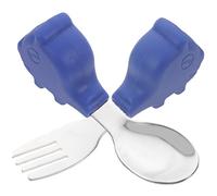 SOIMISS Stainless Steel Fork and Spoon Set Ergonomic Design for Easy Grip Lightweight and Easy to Clean Accessories for Home and School Use