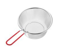 SOIMISS Stainless Steel Frying Basket with Ergonomic Handle Deep Fryer Basket for Quick Oil Drainage Design for Cooking Chicken Wings French Fries More