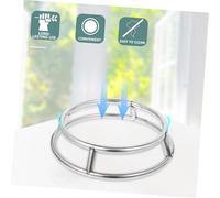 SOIMISS Stainless Steel Pot Holder Heat Insulation Rack for Hot Pots and Pans Portable Wok Stand Stable Support Outdoor Cooking Table Protector Compact Storage