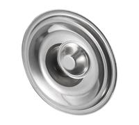 SOIMISS Stainless Steel Seasoning Pot Cover Pot Lid for Kitchen Cooking Home and Restaurant Use Explosion-Proof Protection for Seasoning and Cups 10Cm Diameter