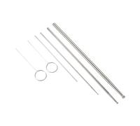 SOIMISS Stainless Steel Snake Gender Probe Detector Reusable Smooth Ball Tip Use Reptile Sexing Tool for Breeding and Hatching Identification