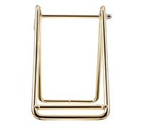 SOIMISS Stainless Steel Ticket Dispenser Raffle Ticket Holder with Smooth Surface Well Polished Golden Finish for Donations Charity Events