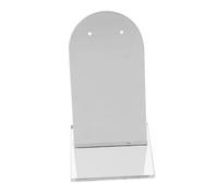 SOIMISS Stand to Easy Display Acrylic Tray with Jewelry Mirror and Backdrops Clean Not Easily Broken, Simple Style Photo Prop Photography Desktop for Earrings and Flowers