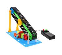 SOIMISS Stem Science Conveyor Belt Kit for DIY Electric Learning with Dc Motor Educational Electronic Experiment for Boys and Enhances Efficiency and Safety in Stem Projects
