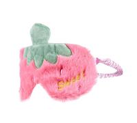 SOIMISS Strawberry Plush Eye Mask 1 Piece Breathable Cartoon Sleeping Blindfold for Travel and Relaxation Breathable Cold Therapy Sleeping Eye Cover