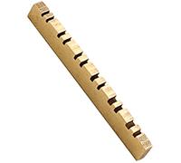 SOIMISS String Guitar Bridge Nut Replacement Nut for Electric Music Instruments Professional Brass Design for Improved Tone Easy Install Removal