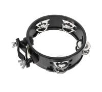 SOIMISS Sturdy Beginner Tambourine Drum Accessory Mountable Jingle Percussion Instrument for Dynamic Music Performances Quick Setup with Durable and Construction
