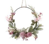 SOIMISS Summer Door Wreath, 41 cm Door Wreath Decoration, Spring, Dried Flower Wreath, Artificial Wreath, Wall Wreath, All Year Round, Door Decoration Front Door for Front Door, Home, Door, Window