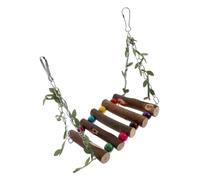 SOIMISS Suspending Parrot Swing Durable Bird Accessory Engaging Chewing Play for Parrots for Enhancing Curiosity Wellbeing Bird Supply for Budgies Cockatiels More