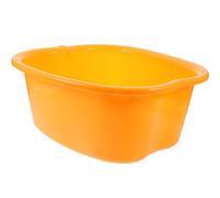 SOIMISS Thickened Orange Foot Bath Bucket with Massage -shaped Design Pedicure Soaking Tub for Foot Spa and Relaxation at Home for Deep Cleansing and Comfort