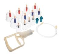 SOIMISS Thickened Transparent Vacuum Cupping Set for Home Therapy Suction Cups with Strong Adsorption Lightweight and Use Massage Tool for Body Relief and Self-Care