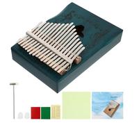 SOIMISS Thumb Piano Keys Wooden Kalimba Mbira Beginner Finger Instrument for Music Learning Musical for Boys and Girls and Women to Practice at Home Classroom