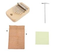 SOIMISS Thumb Piano Portable Music Instrument Kalimba Beginners Kalimba Finger Piano Wood Tone Practice for Beginners
