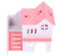 SOIMISS Tiny House Shelter for Hamsters Guinea Pigs Rats Colorful Hideout Play Toy for Small Animal Cage Indoor Use