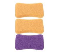 SOIMISS Tool and Increased Blood Flow for Dead Skin Removal with Strong Lanyard 3pcs Pu Cuticle Pumice Rubbing Stone Exfoliating for Dead Skin Removal and Increased Blood Flow,