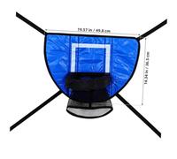 SOIMISS Trampoline Basketball Hoop Kit with Pump and Balls for Easy Install Dunking Goal Attachment Play Enhancing Coordination and Family Interaction