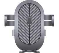 SOIMISS Trolley Phone Holder Clip-On Handlebar Mount for Stable Support Hands-Free Use during Jogging and Outdoor Walks