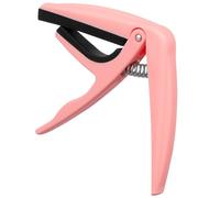 SOIMISS Ukulele Capo Zinc Alloy Acoustic Ukelele Tuner Clip-On Single-Handed Adjustable Capo for Folk Guitar Musical Instrument Accessories, Easy to Use for Concert and Practice