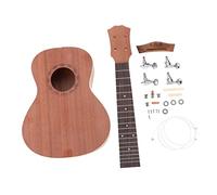 SOIMISS Ukulele DIY Kit for Beginners Handmade Musical Instrument Supplies with Easy Assembly Ukulele Building Project for Rhythm Development and Self Confidence