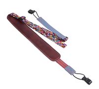 SOIMISS Ukulele Strap Comfortable Shoulder Belt Adjustable with Double J Hook Leather No Drill Required Pu Leather Material Random Color for Concerts and Daily Use