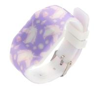 SOIMISS Unicorn Led Silicone Boys and Girls Watch Touch Screen Digital Watch for Girls Glow-in-The-Dark Strap Dreamy Purple Color for Outdoor Activities