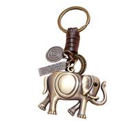 SOIMISS Unisex Vintage Elephant Pendant Keychain Key Clamp for Easy Organization Portable Lightweight Key for Home and Car Creative Design High Performance
