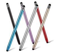 SOIMISS Universal Capacitive Stylus Pen Set 6pcs High Sensitivity Touch Screen Pens for Smartphones and Tablets Multi-color Black Silver Blue Purple Gold Red Compatible