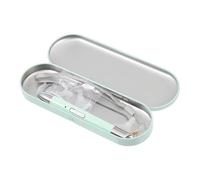 SOIMISS USB Rechargeable Glowing Diamond Drill Pen with Ergonomic Handle for Diamond Art Painting Bright LED Light for Precise Rhinestone DIY Professional Dotting Tool in Green Case