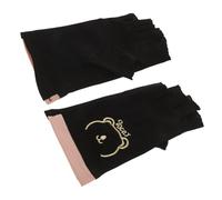 SOIMISS Uv Protection Manicure Gloves Fingerless Anti-uv Hand Covers Breathable Nail Art Gloves Black for Salon Gel Nail Lamp Use