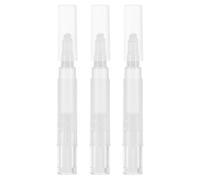 SOIMISS Versatile Empty Twist Pens 3Pcs Refillable Tube for Nail Manicure and Essential Oil Application on the Go