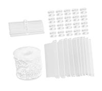 SOIMISS Vertical Blind Accessories Set 127mm Bottom Chain Bottom Chain with 20 Bead Connectors 10 Double Hangers