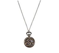 SOIMISS Vintage Carved Pocket Watch with Snake Design Unisex Antique Style Timepiece for Elegant Looks and Zodiac Celebrations