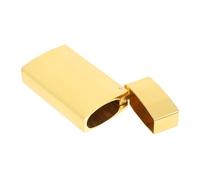SOIMISS Vintage Metal Lighter Case Cover Portable for Home Office Travel Durable Fit Cigarette Lighter Storage Convenient Golden Design