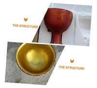 SOIMISS Vintage Resin Altar Goblet Holy Chalice Cup for Religious Sacrifices Prayers and Home Decoration Smooth Surface Easy to Clean for Divination Ceremonies and Oriental Culture Gifts