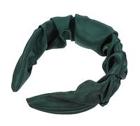 SOIMISS Vintage Twisted Fabric Headband for Women Elegant Hair Decoration for Party Daily Wear Beach and Makeup Stylish Retro Headpiece with Delicate Craftsmanship in Dark Green